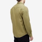Armor-Lux Men's Button Down Flannel Shirt in Olive