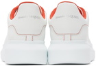 Alexander McQueen White & Red Oversized Sneakers