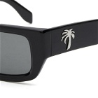Palm Angels Men's Sutter Sunglasses in Black