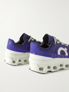 ON - Cloudmonster Rubber-Trimmed Mesh Running Sneakers - Blue