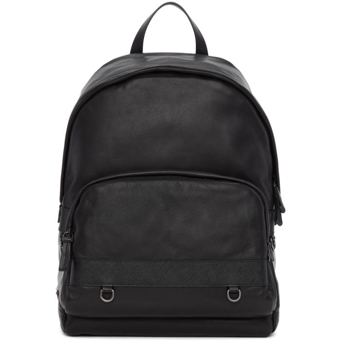 Photo: Prada Black Leather Backpack
