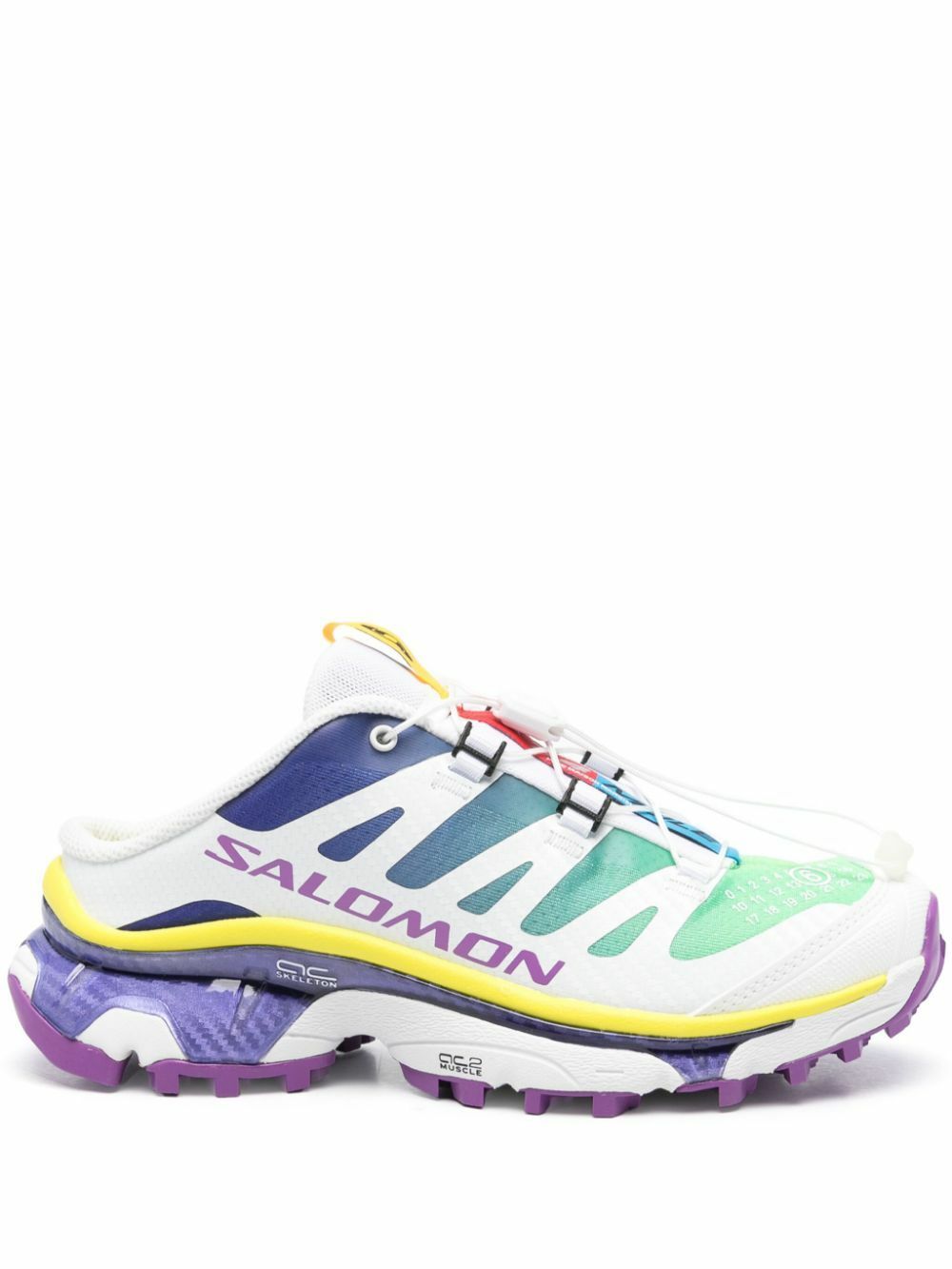 MM6 Maison Margiela X Salomon White XT-4 Low-Top Mules MM6