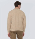 Tod's Ribbed-knit wool-blend mouliné sweater