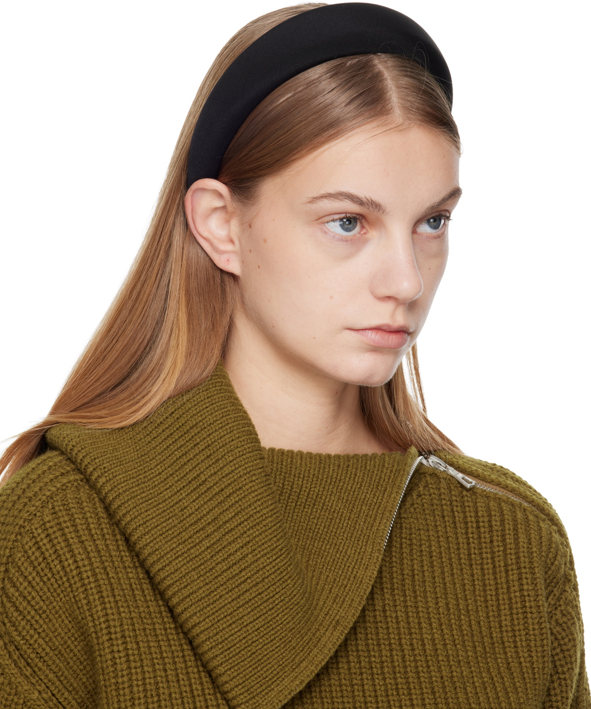 Sophie Buhai Black Classic Puffy Headband