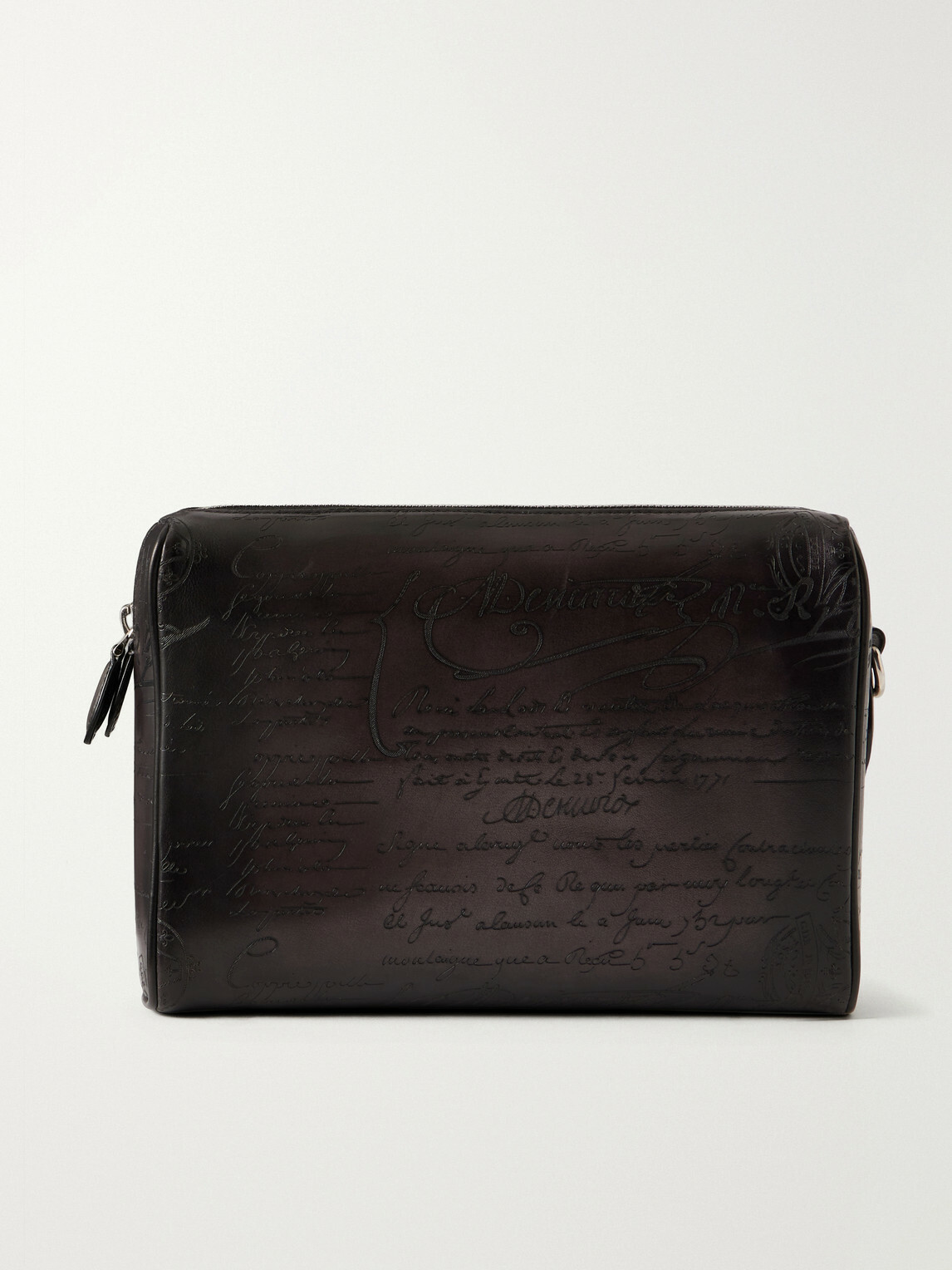 Berluti - Rosewood Neo Scritto Venezia Leather Pouch