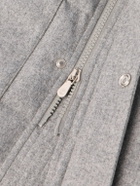 Brunello Cucinelli - Quilted Wool Down Parka - Gray