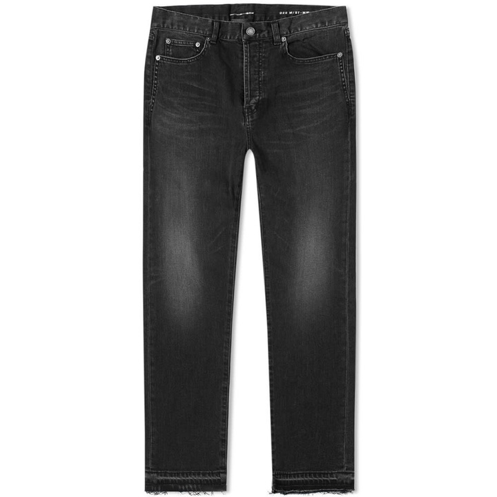 Photo: Saint Laurent Straight Fit Cropped Jean