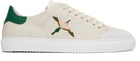 Axel Arigato Beige & Green Clean 90 Triple B Bird Sneakers