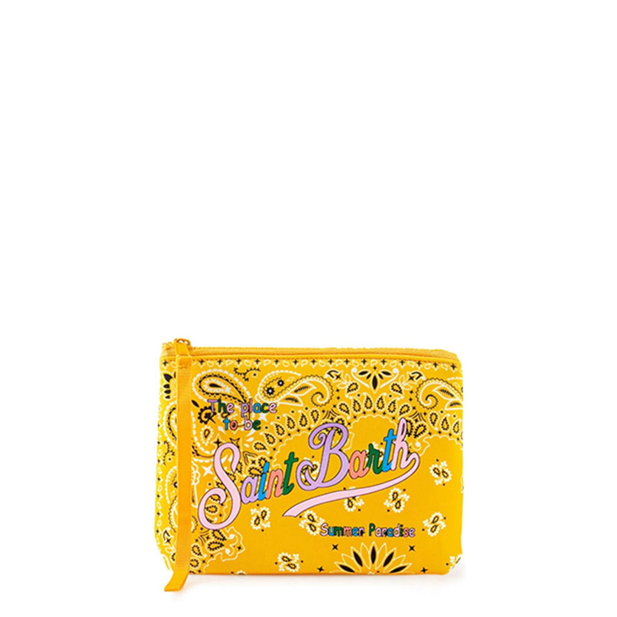 MC2 Saint Barth Aline Scuba Pochette With Bandanna Print