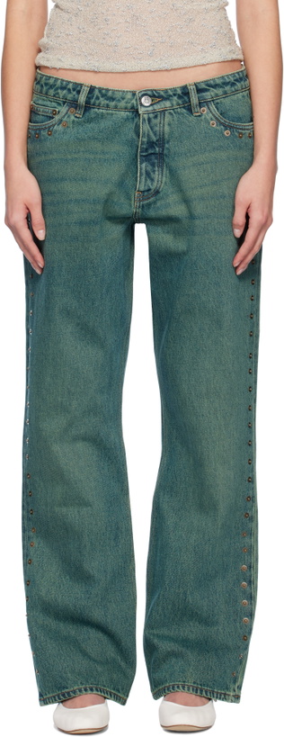 Photo: Paloma Wool Green Crowd Jeans