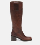 Miu Miu Knee-high leather boots