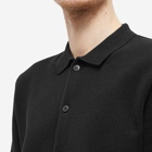Sunspel Men's Knitted Jacket in Black