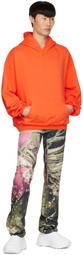 Ottolinger Orange Cotton Hoodie