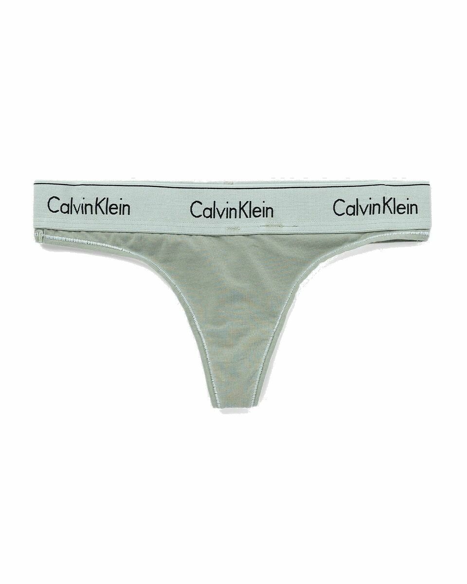 Photo: Calvin Klein Underwear Wmns Thong Green - Womens - Panties