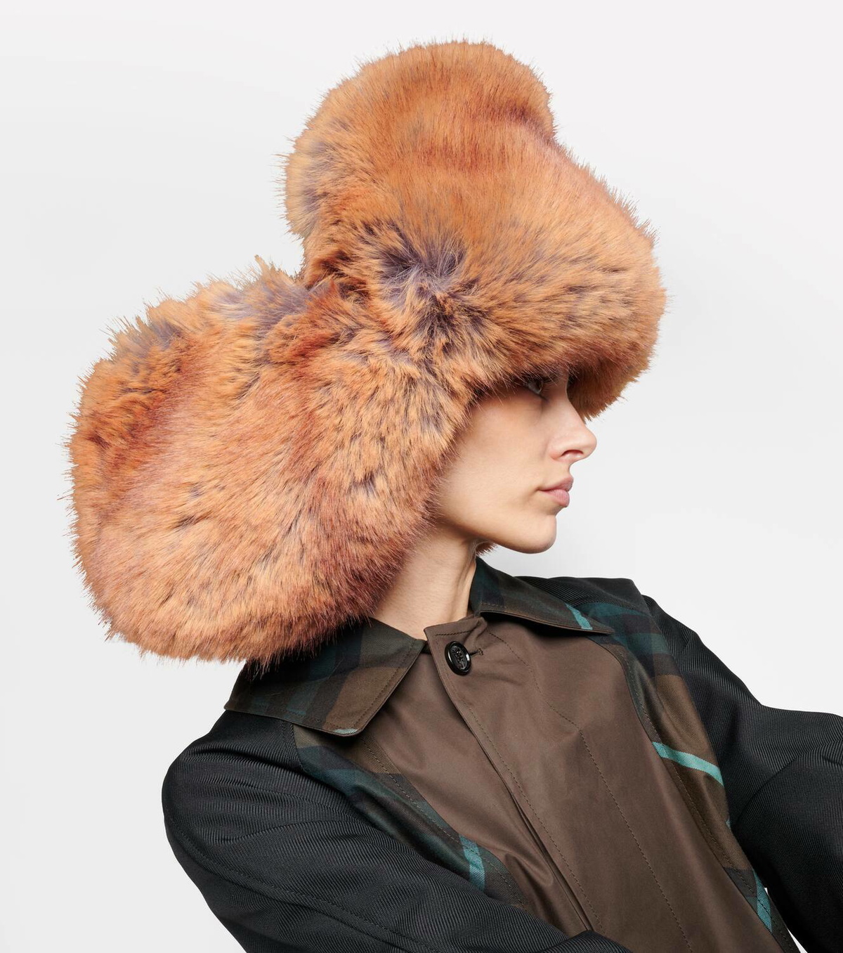 Burberry shearling discount hat