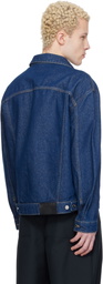 Maison Kitsuné Blue Denim Trucker Jacket