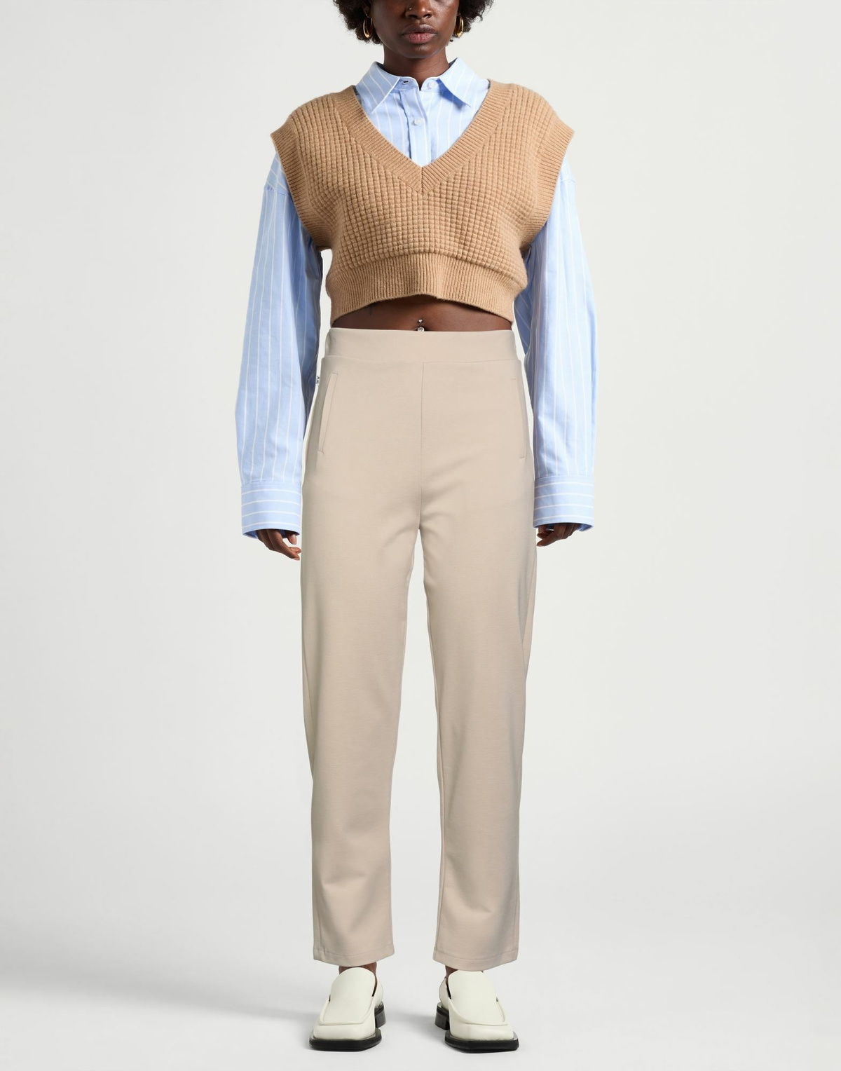 Jijil Womens Pants in Beige