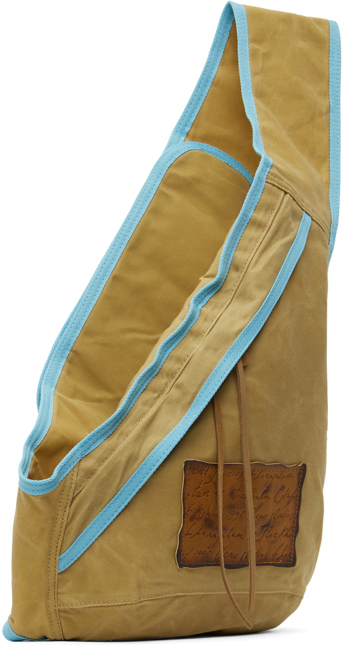 Acne Studios Beige Sling Backpack Acne Studios