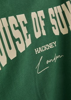 House OF Sunny Hackney Logo-print Cotton T-shirt Green
