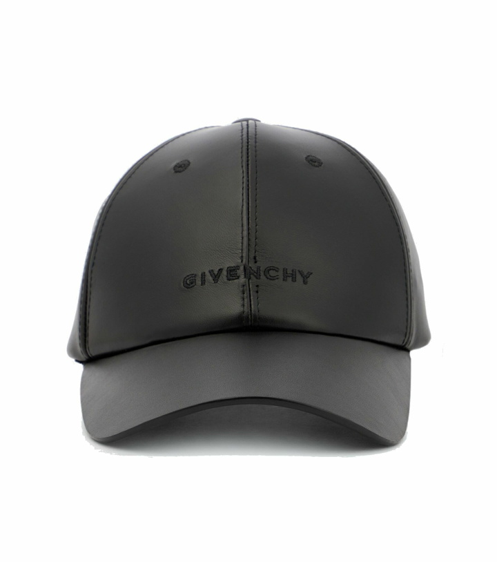 Photo: Givenchy - Logo leather baseball cap