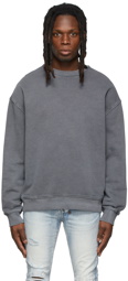 Ksubi Grey 4 X 4 Biggie Crewneck Sweatshirt