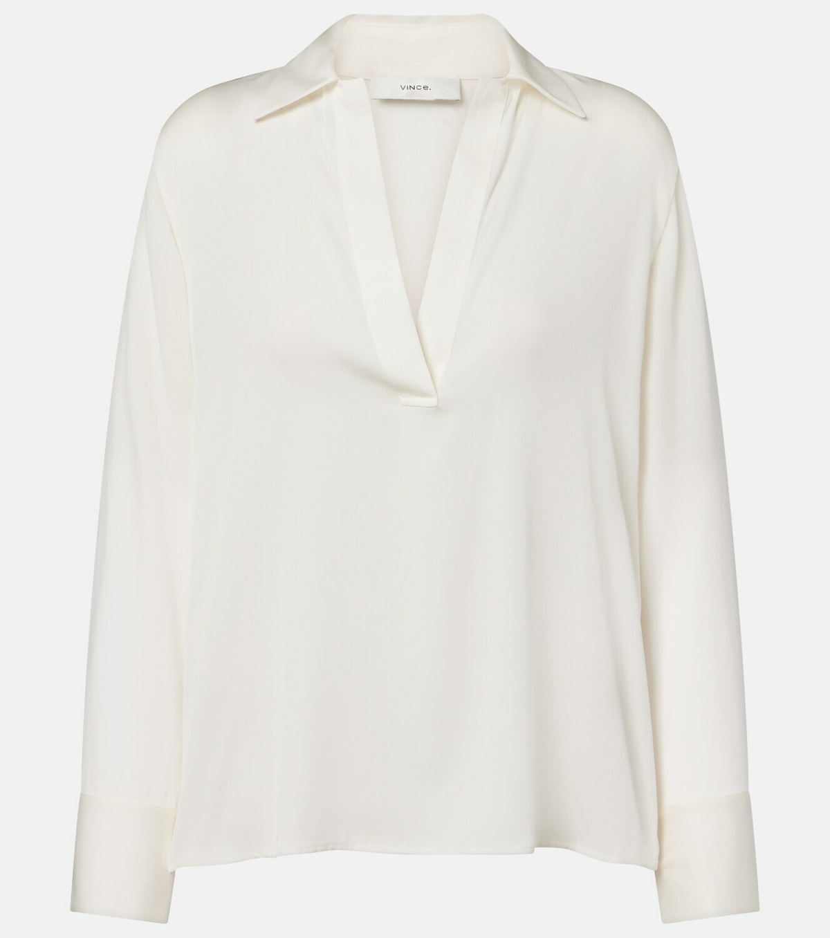 Vince Silk-blend blouse