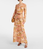 Zimmermann Floral linen maxi dress