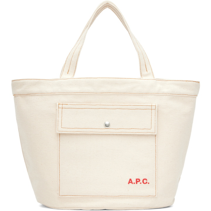 Photo: A.P.C. Off-White Jade Tote