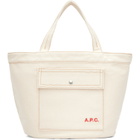A.P.C. Off-White Jade Tote