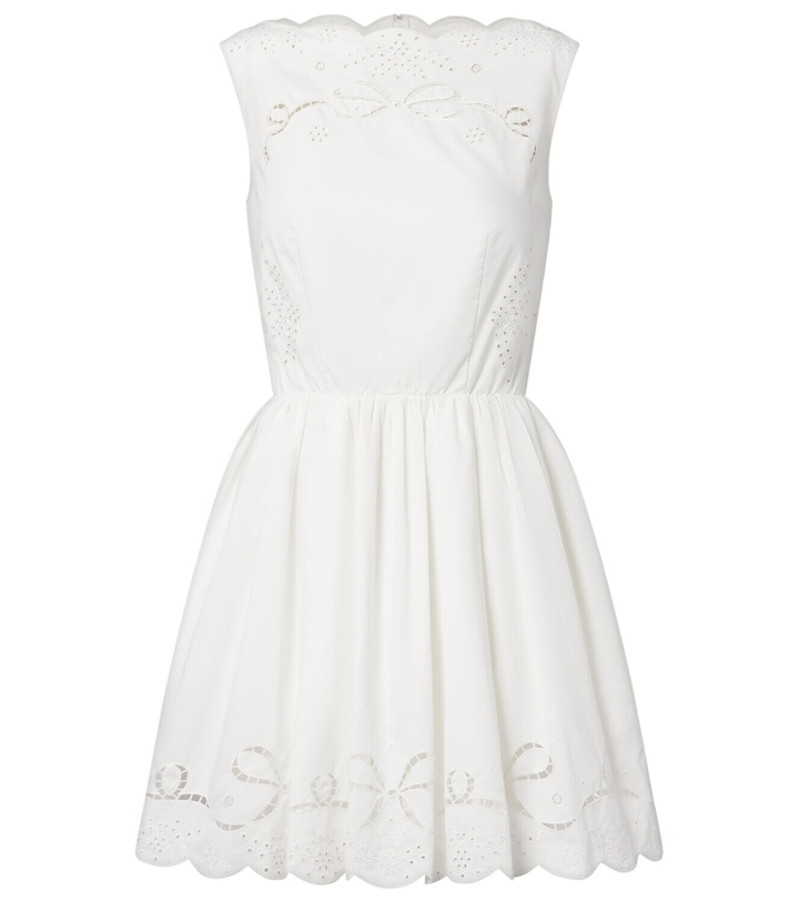 strapless open back dress Elegant Ruffle Trim Puff Sleeves Organza Dress Pink / Xs