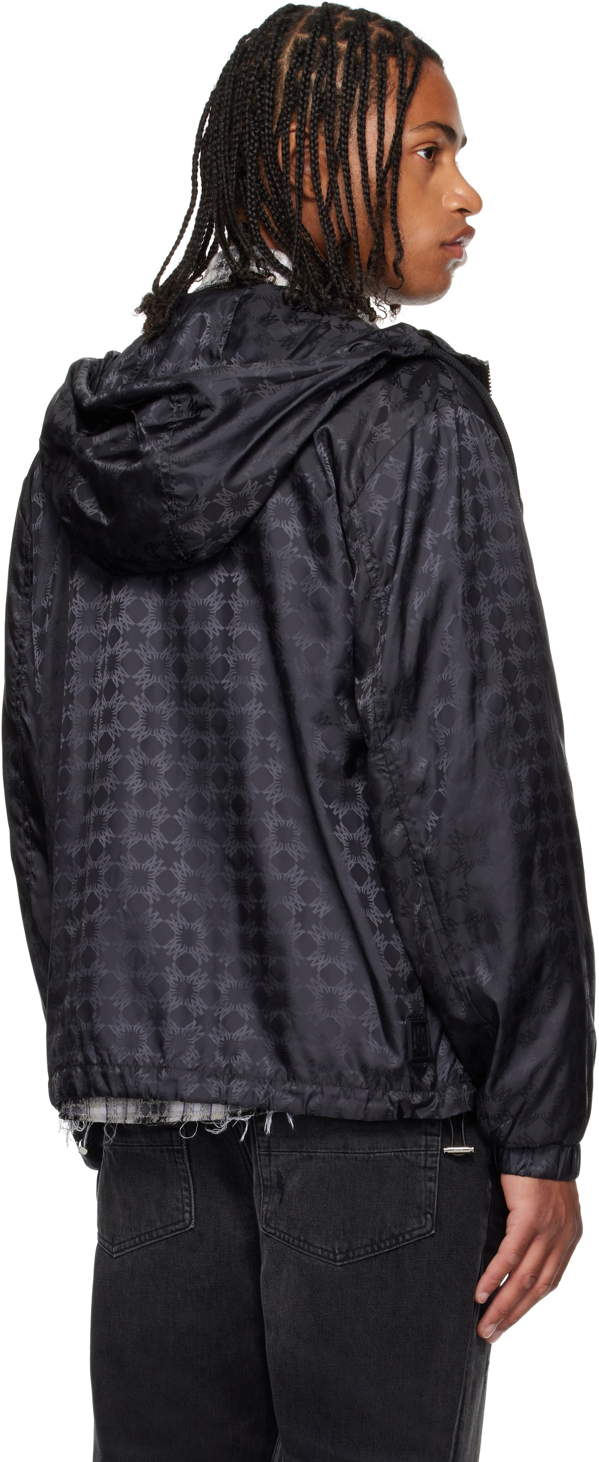 AMIRI Black MA Quad Windbreaker Jacket Amiri
