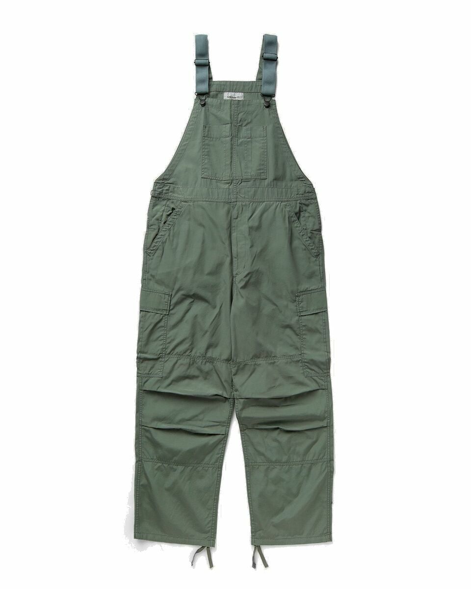 Photo: Carhartt Wip Cargo Bib Overall Green - Mens - Cargo Pants/Casual Pants