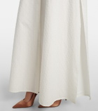 Oscar de la Renta Belted cotton poplin shirt dress