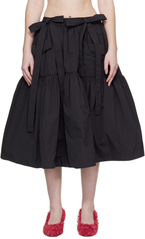 Photo: Cecilie Bahnsen Black CBcai Midi Skirt