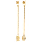 Givenchy Lucky Charms Asymmetric Earrings