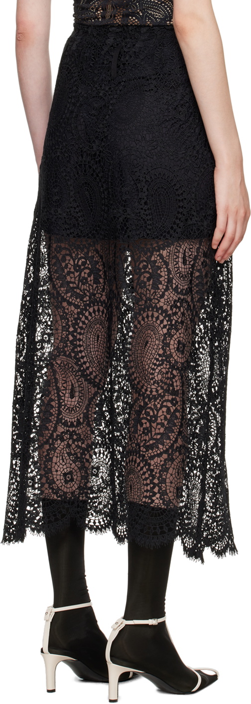 Beaufille SSENSE Exclusive Black Dion Midi Skirt