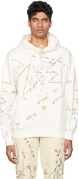 JW Anderson Off-White French Terry Print Hoodie