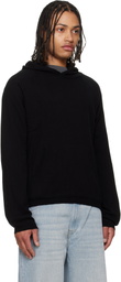 OUR LEGACY Black Knitted Hoodie