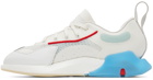 Y-3 White & Blue Orisan Sneakers