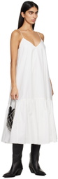 ANINE BING White Avarie Midi Dress