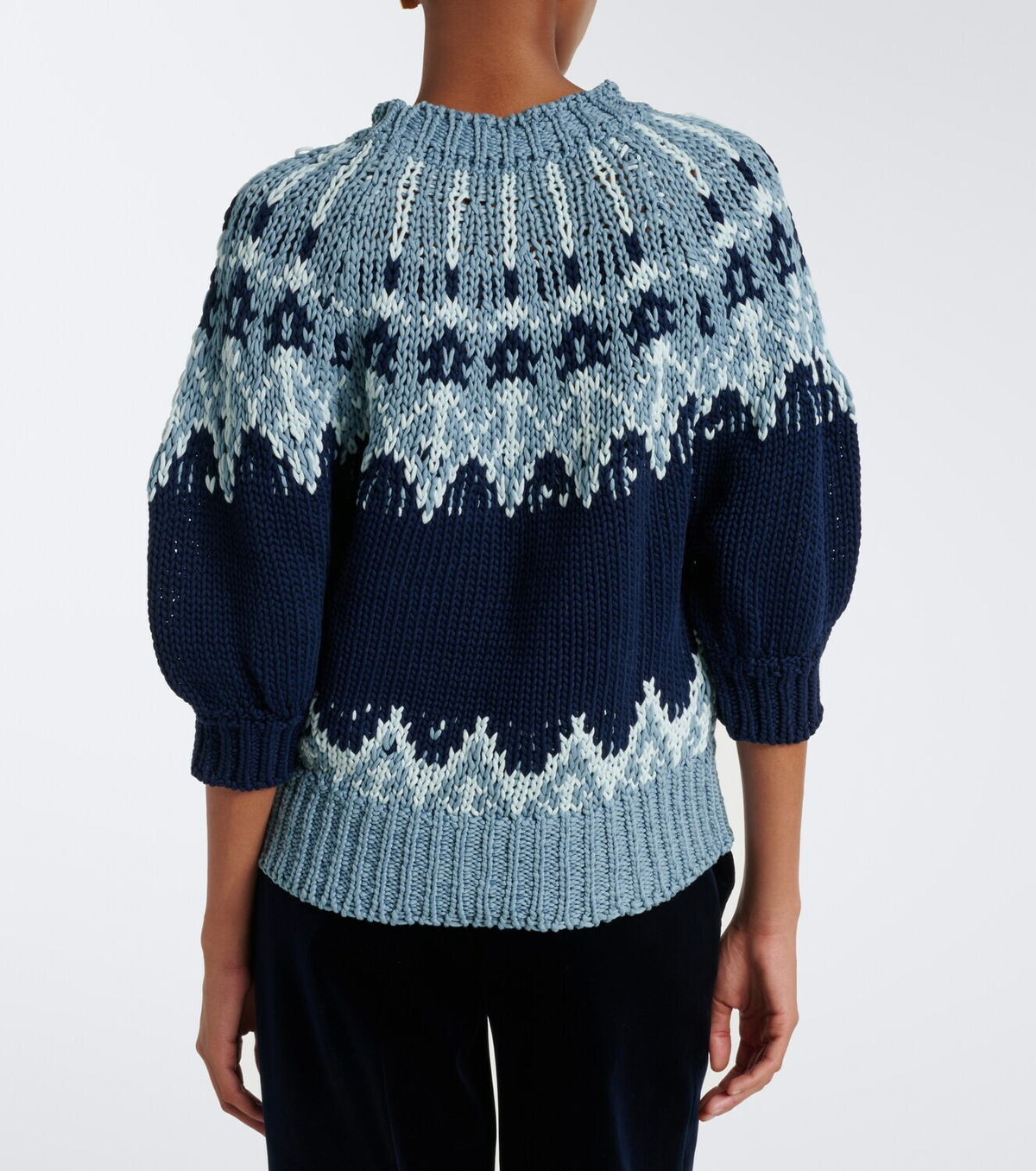 Altuzarra Marty Fair Isle cotton sweater