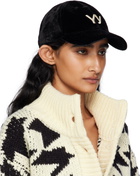 OPEN YY Black 'Yy' Velvet Ball Cap