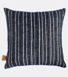 The House of Lyria Cornelius wool and cotton striped cushion