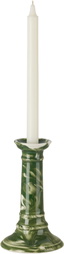 The Conran Shop Green & Off-White Wardour Candle Holder