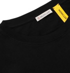 Moncler Genius - 7 Moncler Fragment Logo-Appliquéd Printed Cotton-Jersey T-Shirt - Black