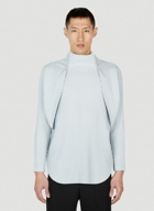 Homme Plissé Issey Miyake - Long Sleeve Top in Light Blue