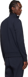 BOSS Navy Zip Sweatshirt