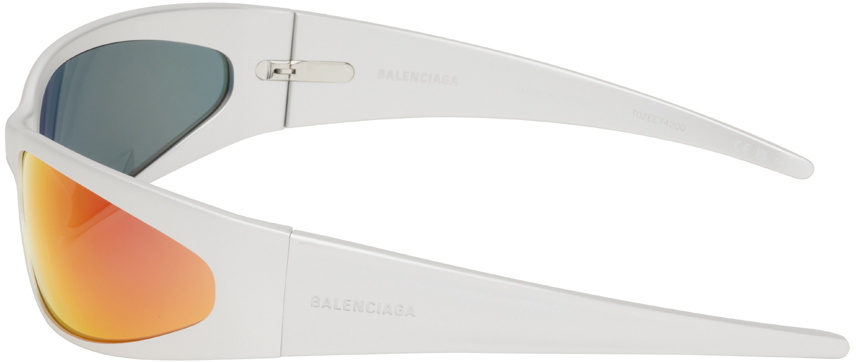Balenciaga Silver Reverse Xpander 2.0 Sunglasses Balenciaga