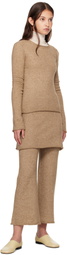 Lauren Manoogian Tan Crewneck Sweater