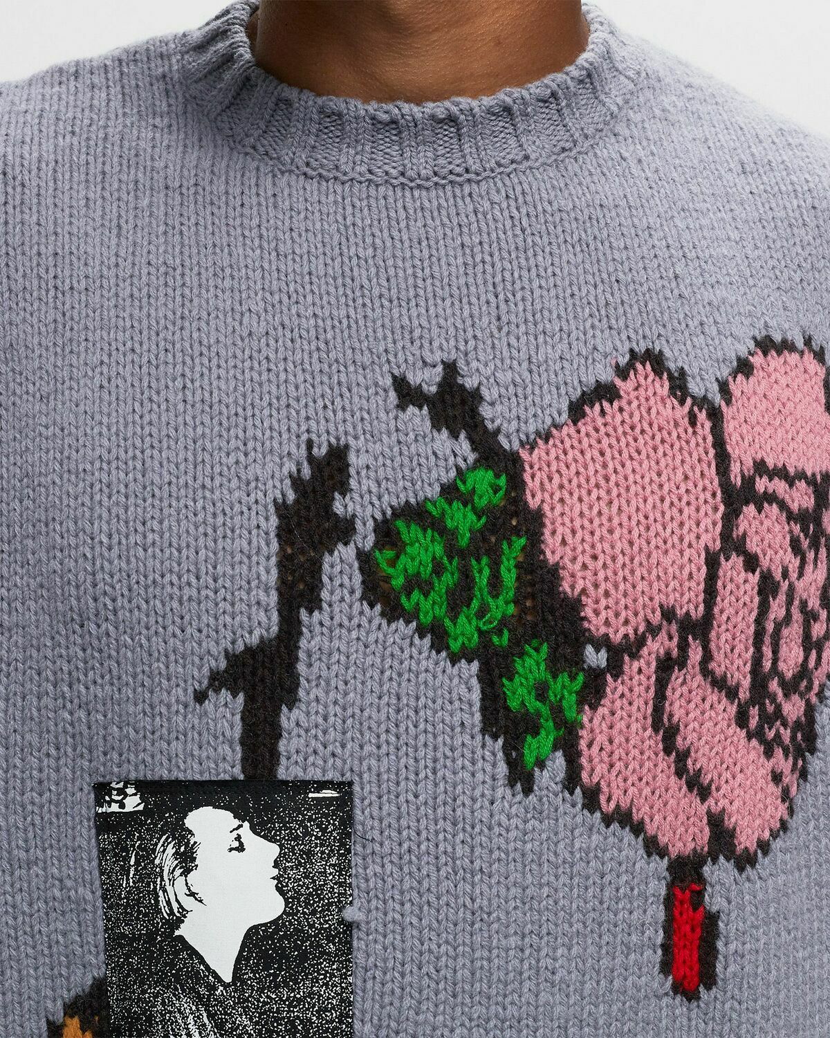 Undercover Knit Purple Mens Pullovers Undercover